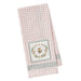 Bee Wreath Embellished Dishtowel