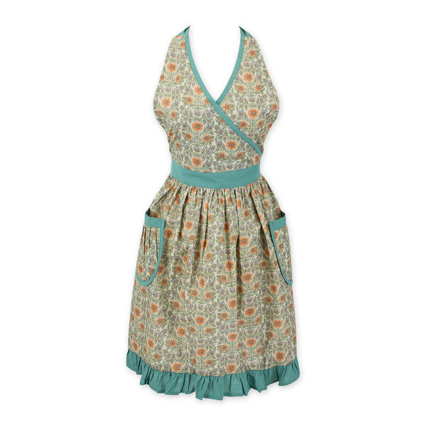 Blue Poppies Apron