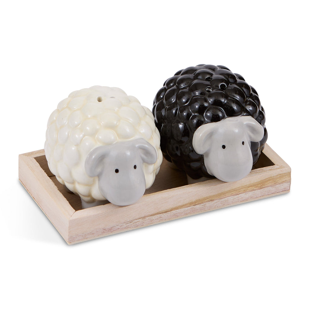 Sheep Ceramic Salt and Pepper Shaker Set