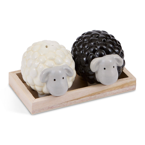 Sheep Ceramic Salt and Pepper Shaker Set
