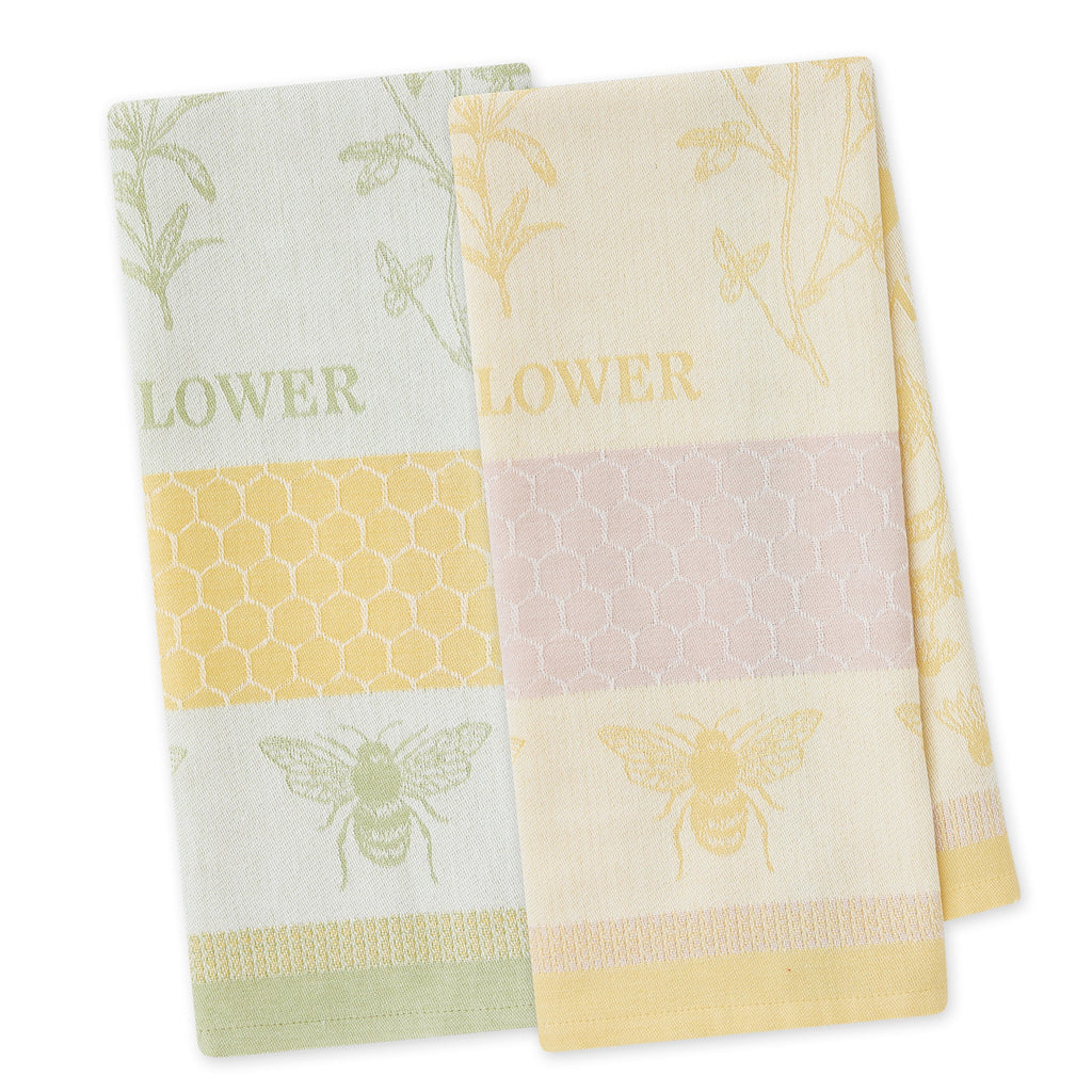 Honey Bee Garden Dishtowels Mixed Dozen