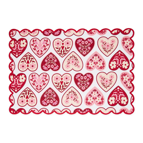Heritage Hearts Printed Placemat