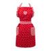 Sweetheart Floral Embellished Apron