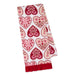 Heritage Hearts Embellished Dishtowel
