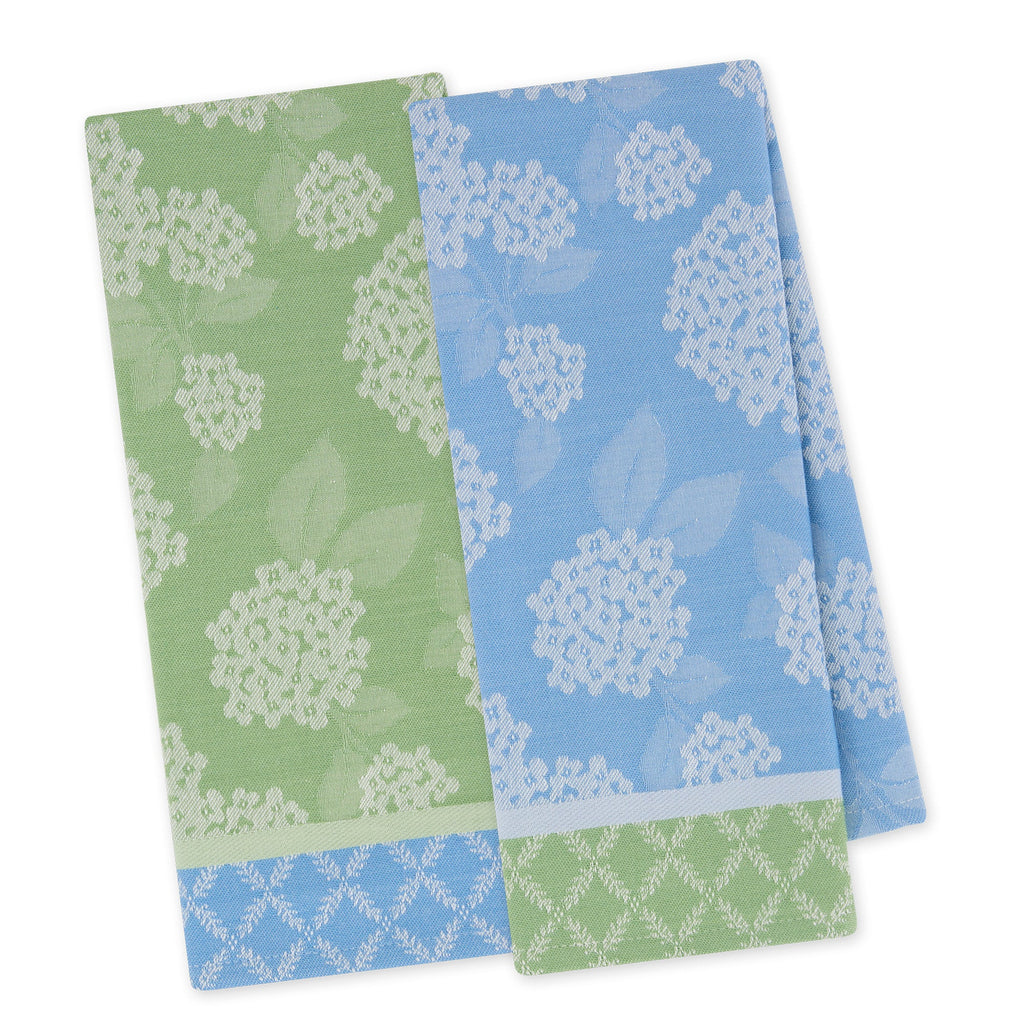 Hydrangea Garden Jacquard Dishtowels