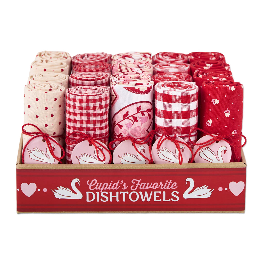Cupids Favorite Assorted Dishtowels- PDQ