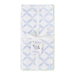 Blue Trellis Printed Napkin Set of 4
