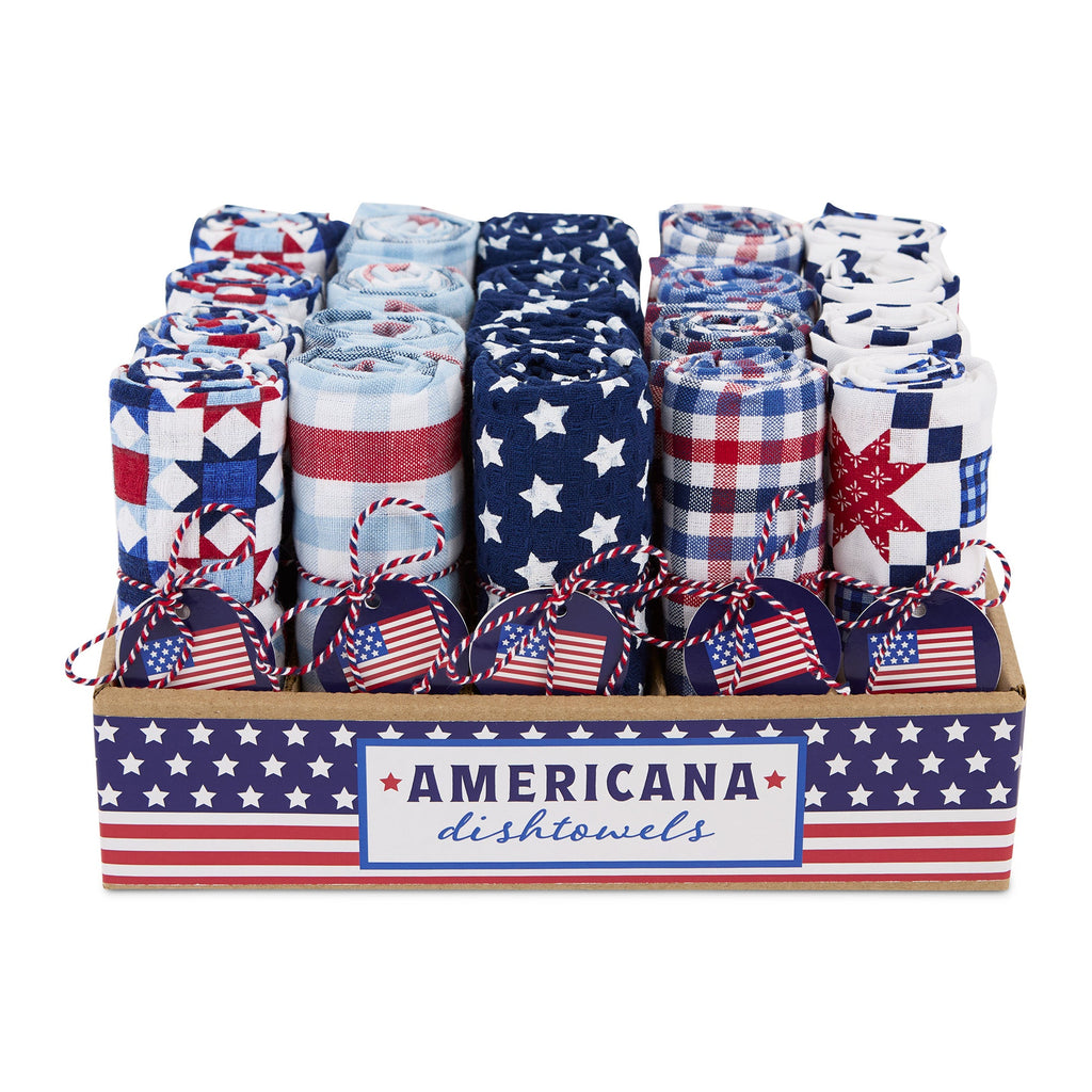 Americana Assorted Dishtowels- PDQ