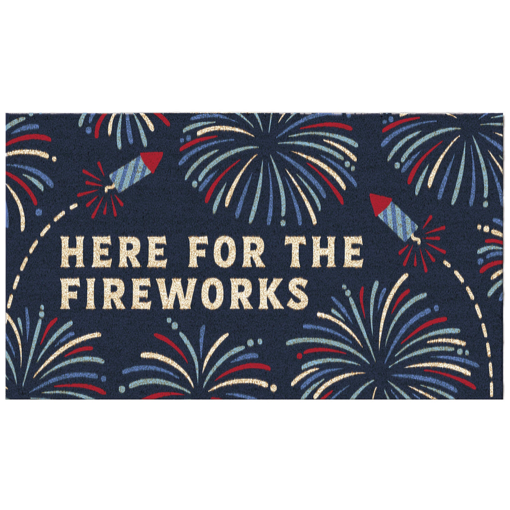 Herre for the Fireworks Doormat