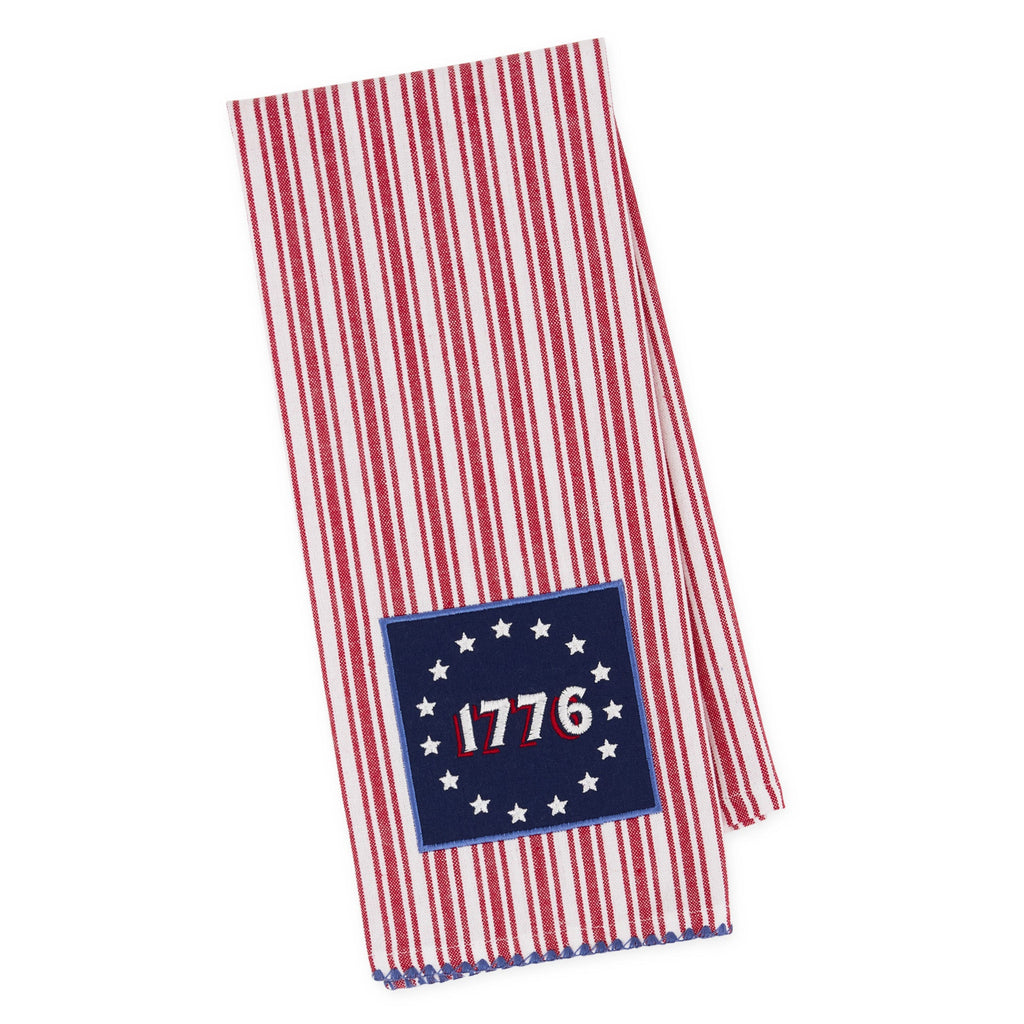 1776 Betsy Ross Embellished Dishtowel