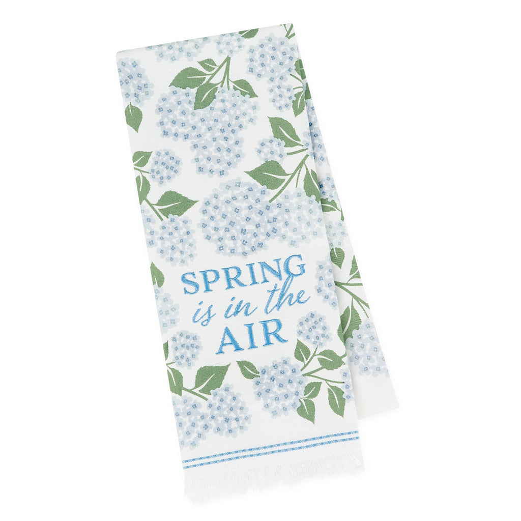 Spring Air Embellished Dishtowel