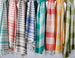 Red Gelato Stripe Fouta Towel/Throw - DII Design Imports