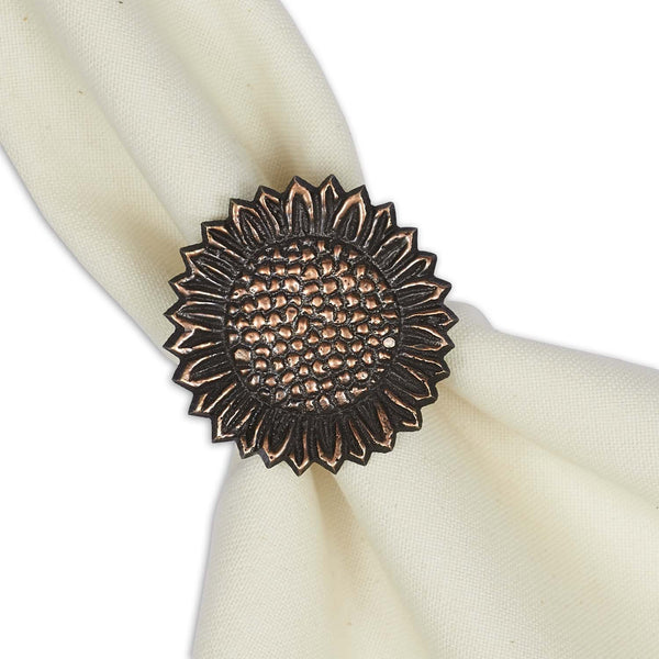 Harvest Sunflower Napkin Ring - DII Design Imports