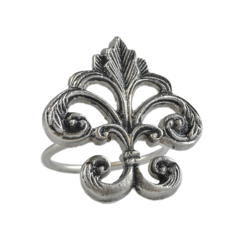 Fleur De Lis Napkin Ring - DII Design Imports