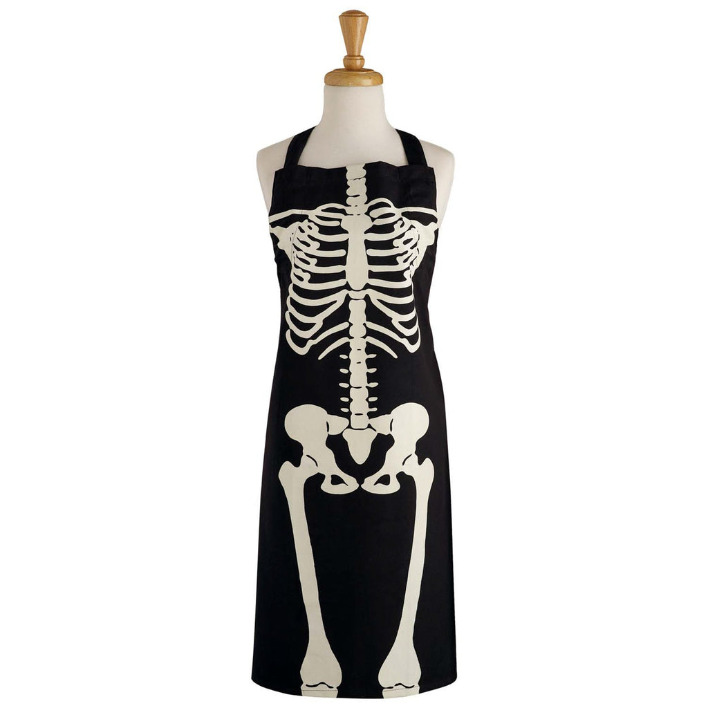 Skeleton Printed Chefs Apron