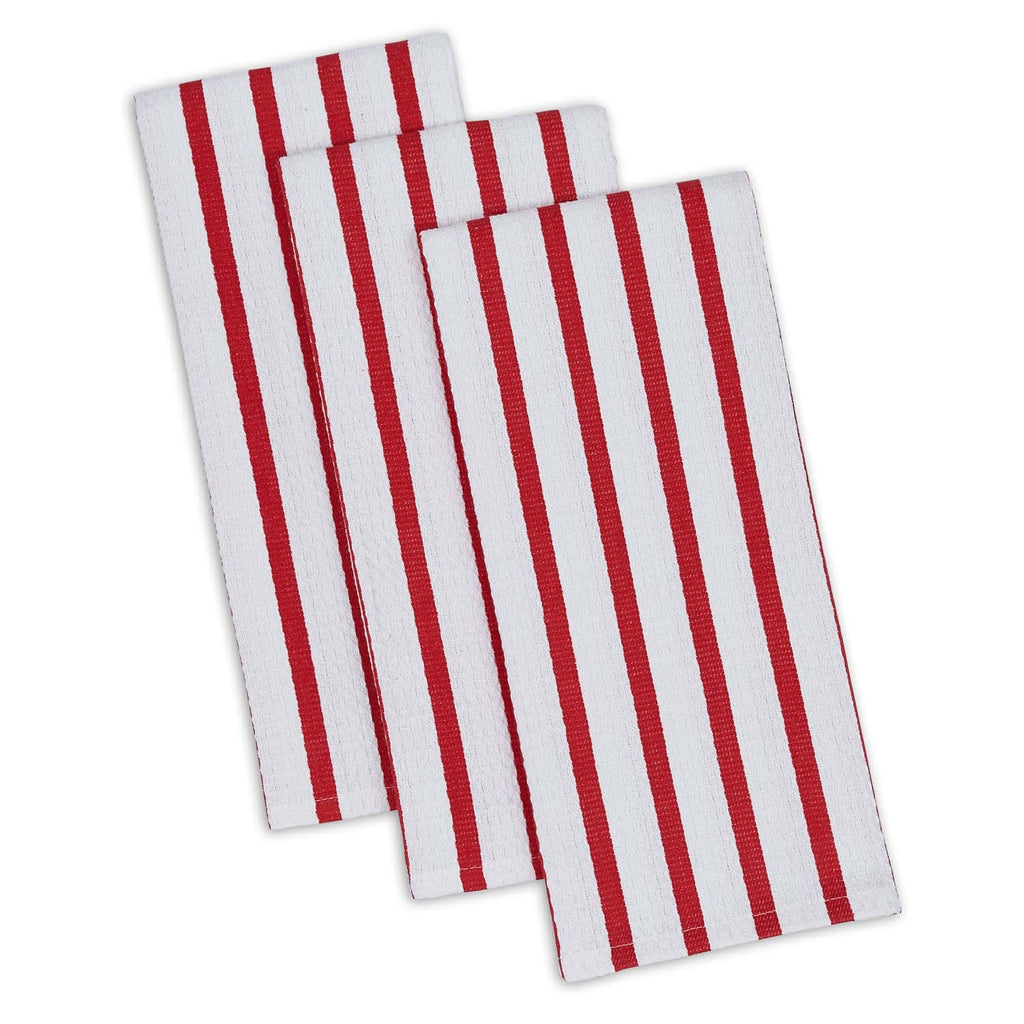 Tango Stripe Heavyweight Dishtowel Set of 3 - DII Design Imports