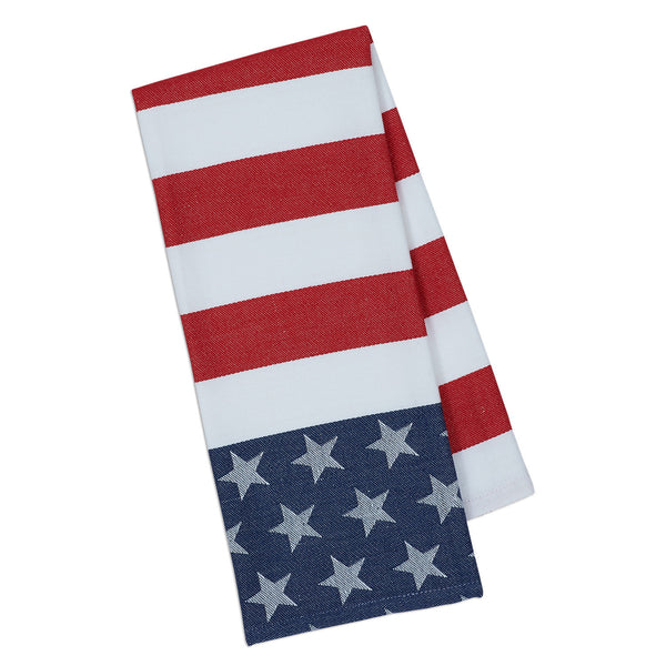 Stars & Stripes Jacquard Dishtowel - DII Design Imports