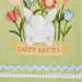 Bunny Bum Embellished Dishtowel