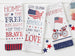 Americana Printed Dishtowels Mixed Dozen
