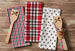 BBQ Dishtowel & Spatula Gift Set Mixed Pack