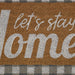 Lets Stay Home Doormat