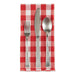Be Mine Checkers Napkins Mixed Dozen