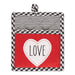 Heart Love Potholder Gift Set