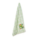 Eat Your Greens Embellished Dishtowel