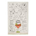 Tropical Sips Recipe Embellished Dishtowels