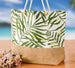Island Palm Printed Tote
