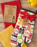 BBQ Condiments Oven Mitt Gift Set