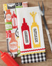 Ketchup & Mustard Dishtowel Set of 2
