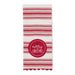 Merry Christmas Embellished Dishtowel