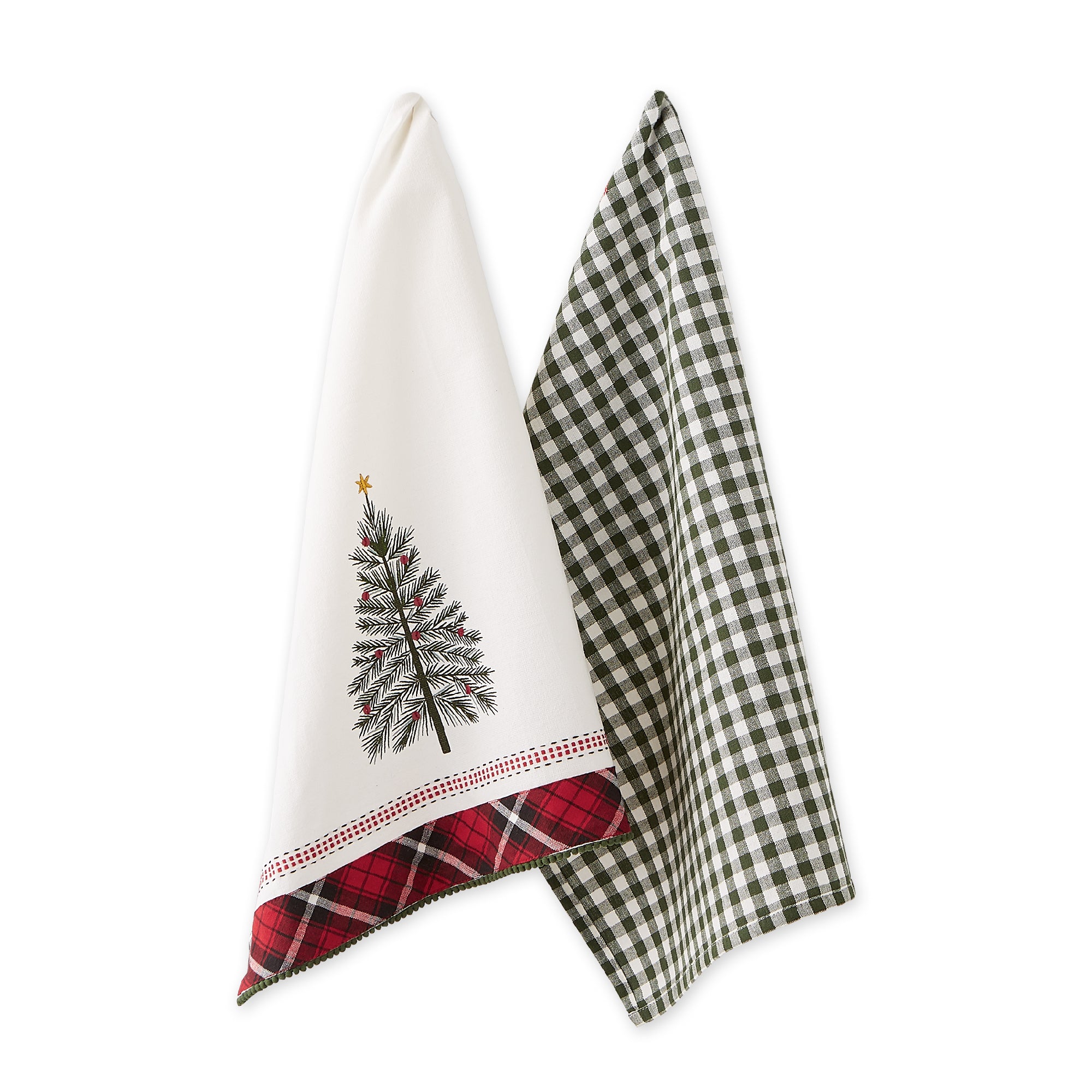 Design Imports CAMZ10856 Holiday Ornaments Printed Dish Towel, 1 - Ralphs