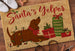 Santas Yelper With Presents Doormat