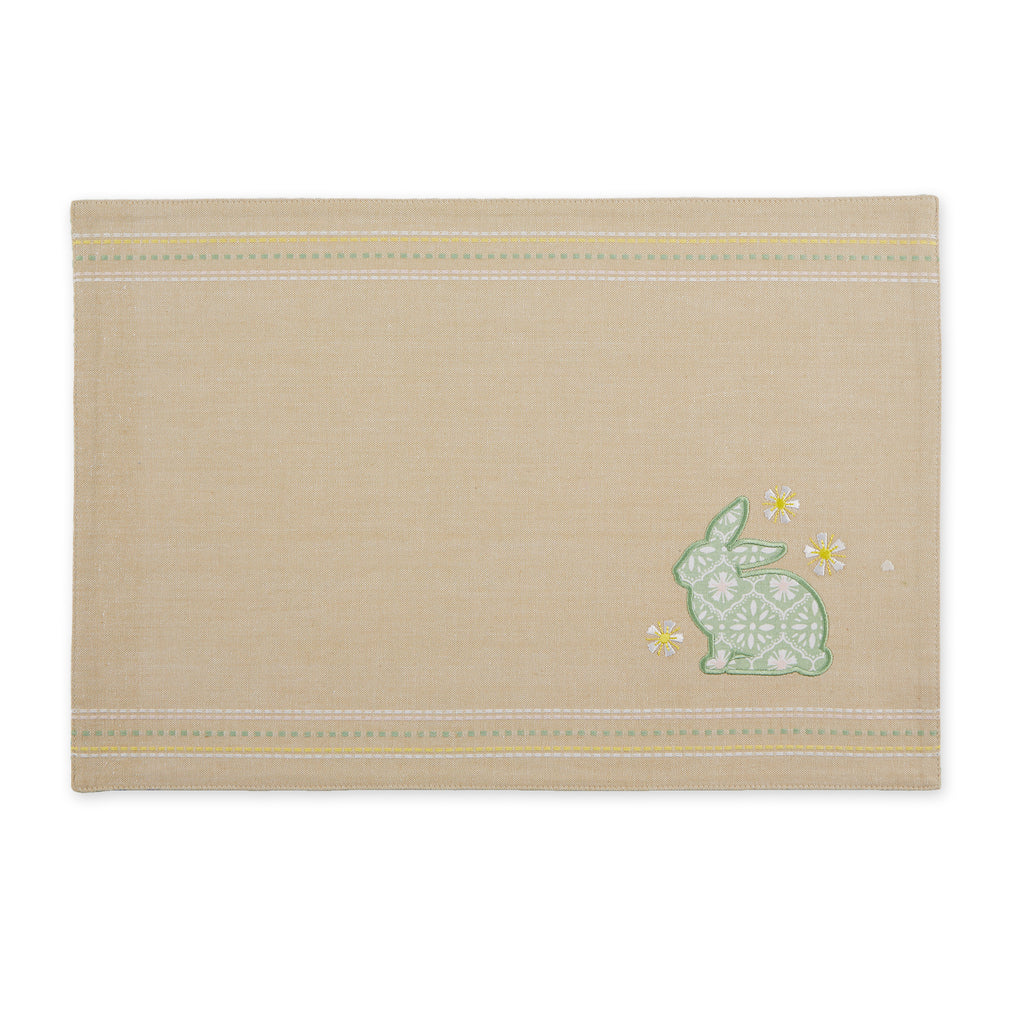 Garden Bunny Embellished Placemat