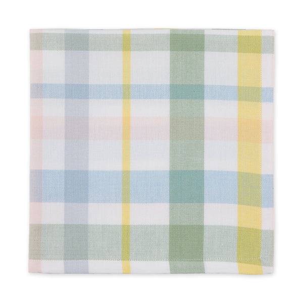 Easter Macarons Plaid Napkin