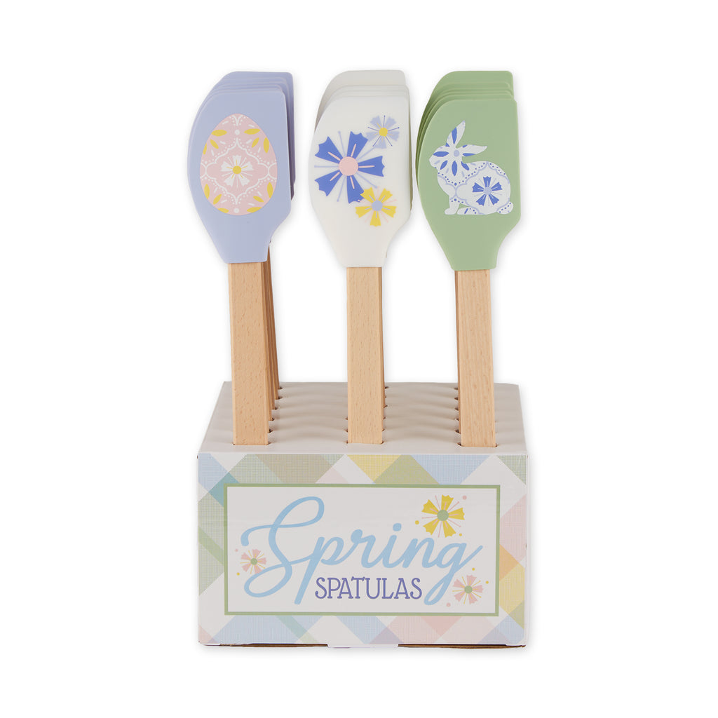 Easter Sweets Assorted Silicone Spatula 18 PK PDQ
