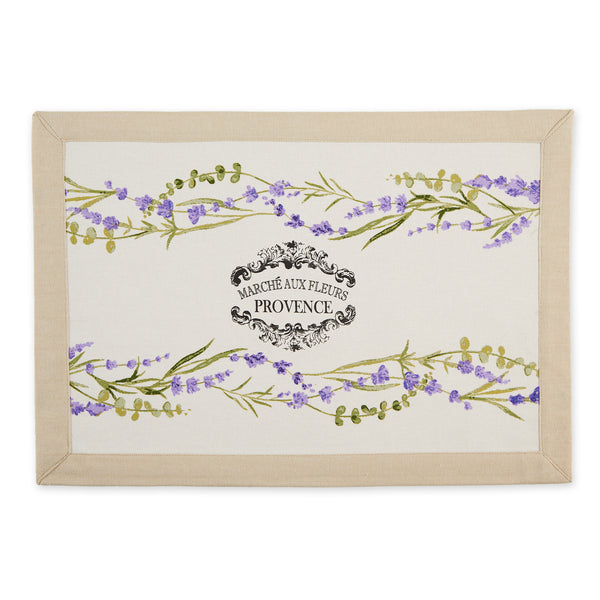 Lavender Garland Printed Placemat