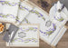 Rows of Lavender Stripe Napkin