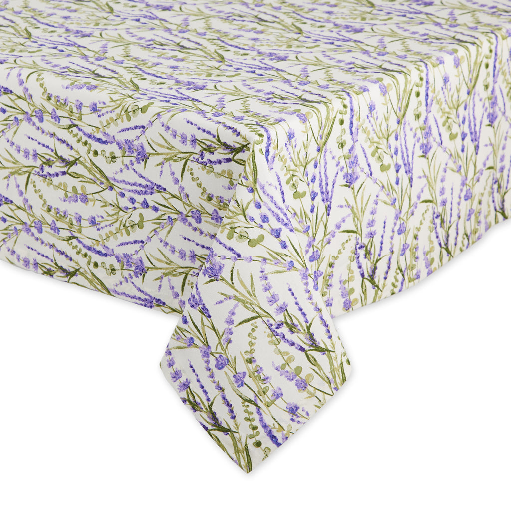 Lavender Fields Printed Tablecloth -  60 x 84"
