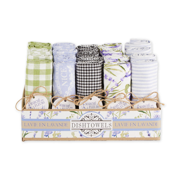 Life in Lavender Assorted Dishtowels- PDQ