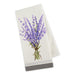 Lavender Bouquet Embellished Dishtowel
