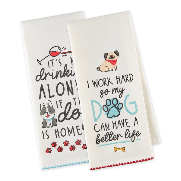 Mutts About You Dishtowels Mixed Dozen