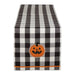 Jack O' Lantern Buffalo Check Table Runner
