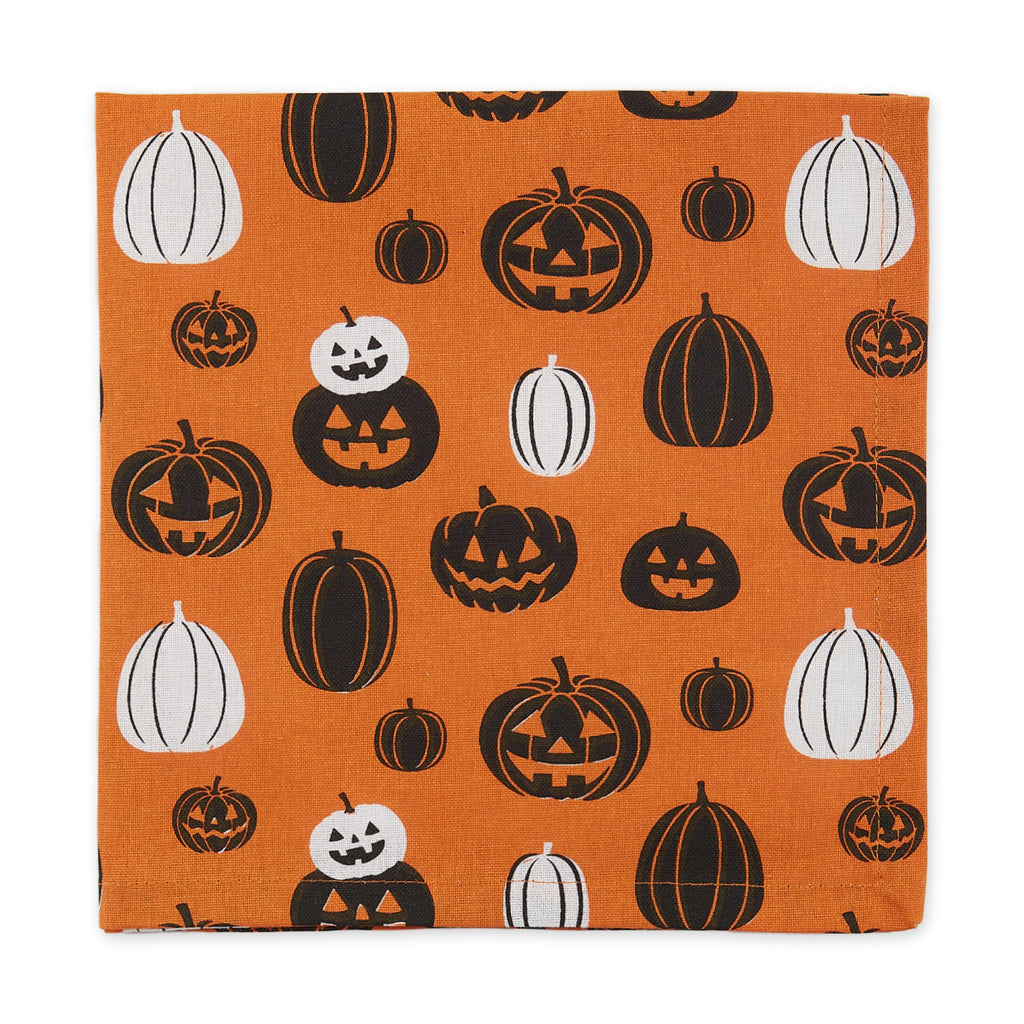 Smiling Pumpkins Printed Napkin