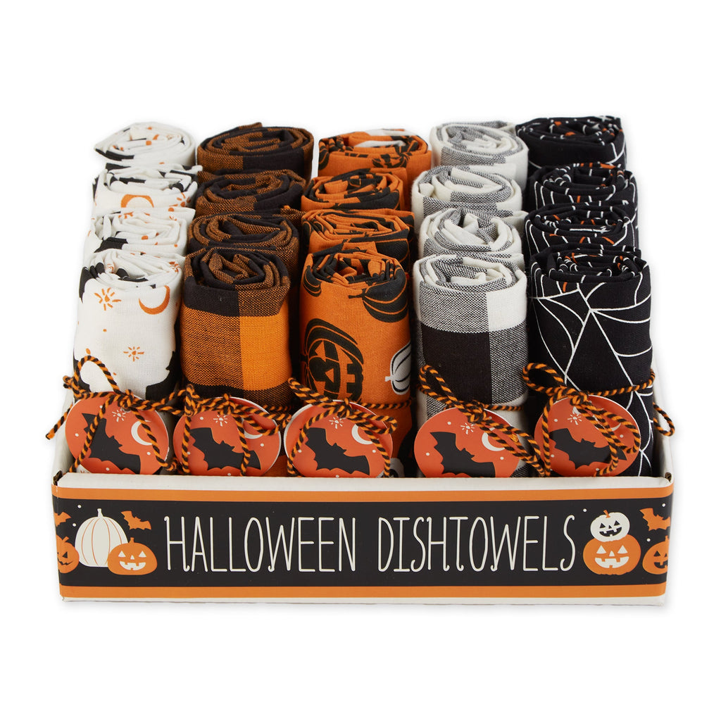 Frightful And Delightful Assorted Dishtowels- Pdq