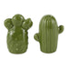 Cactus Ceramic Salt & Pepper Shakers