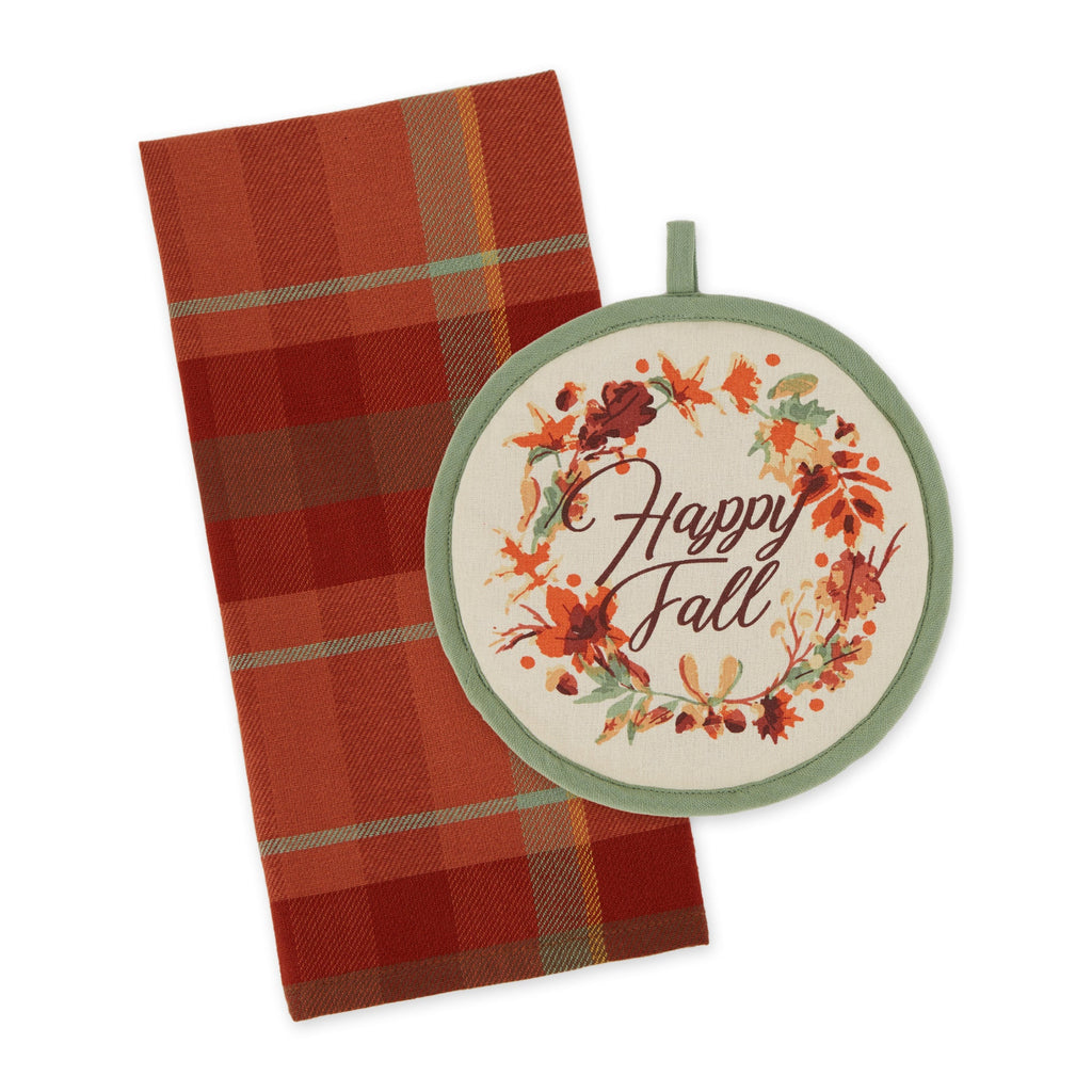 Happy Fall Potholder Gift Set