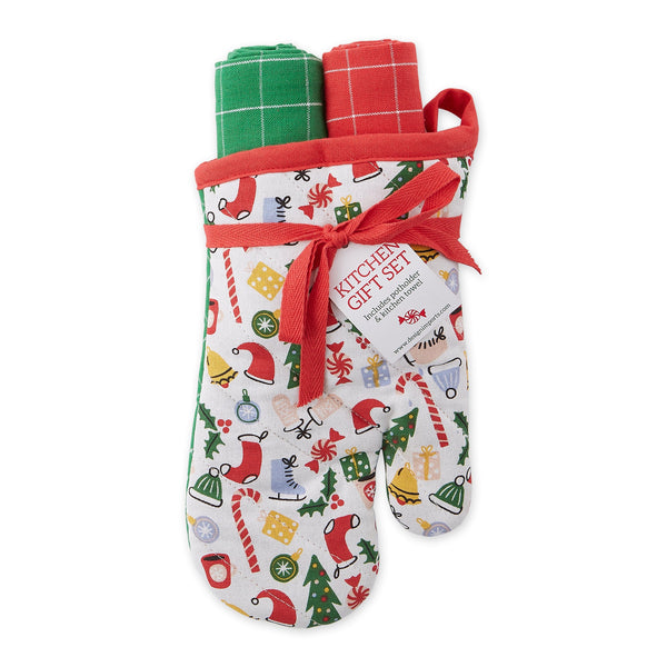Design Imports Happy Howlidays Potholder Gift Set